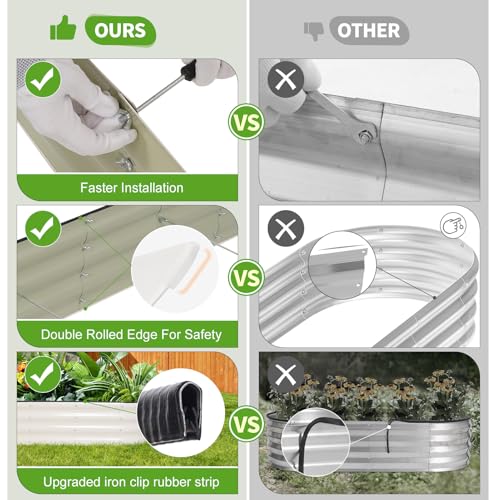 Galvanized Raised Garden Bed Outdoor