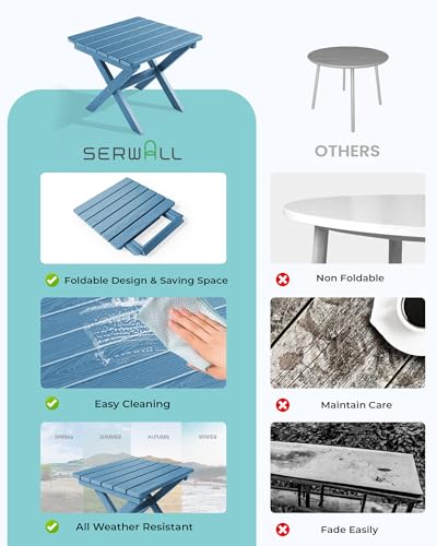 Small Folding Side Table