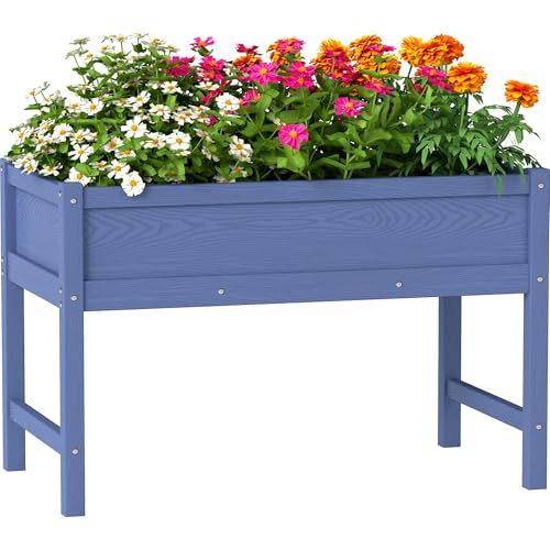 Raised Garden Bed Outdoor with Legs