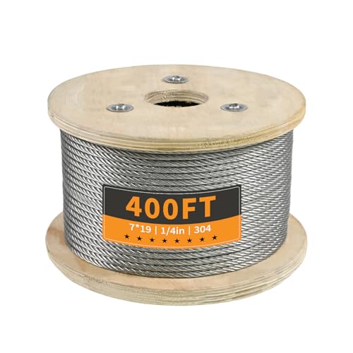 1 4" Stainless Steel Cable (400 Foot)