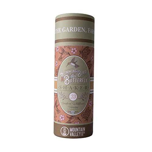 Mountain Valley Seed Co Wildflower Seeds Shaker Hummingbird and Butterfly