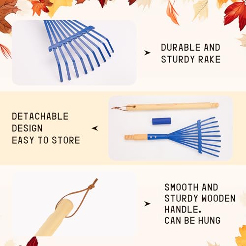 Kids Rakes with Hardwood Handle
