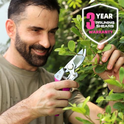 8.5" Bypass Pruning Shears for Women