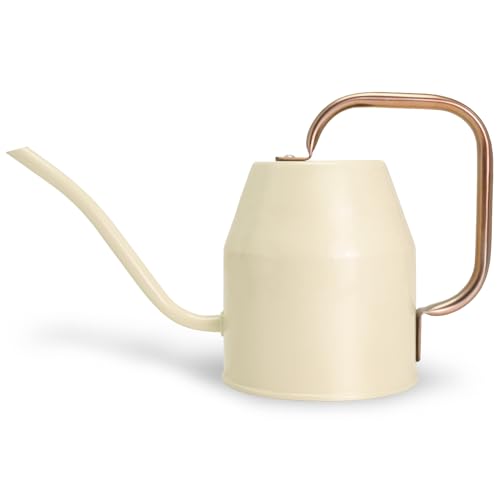 Metal Watering Can with Removable Spout (White / 0.5 Gallon)