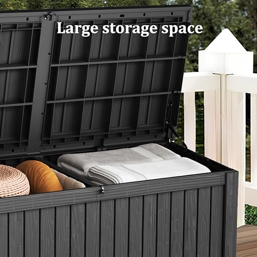 180 Gallon Lockable Resin Outdoor Storage Box