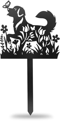 Wildflowers Puppies Garden Plant Marker (Wildflowers Puppies and Butterflies)