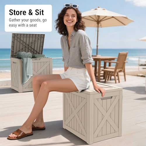 31 Gallon Deck Box (Grey / 35 Gallon)