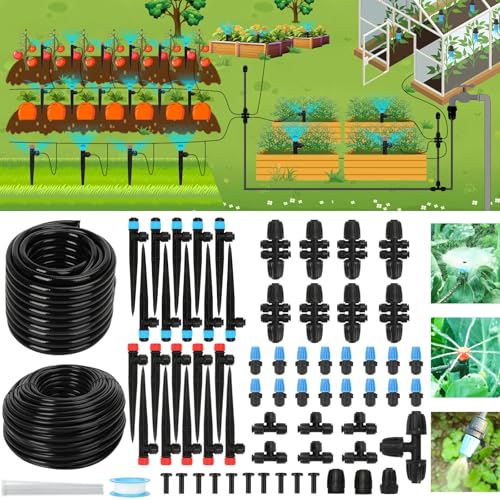 184FT Drip Irrigation System Kit