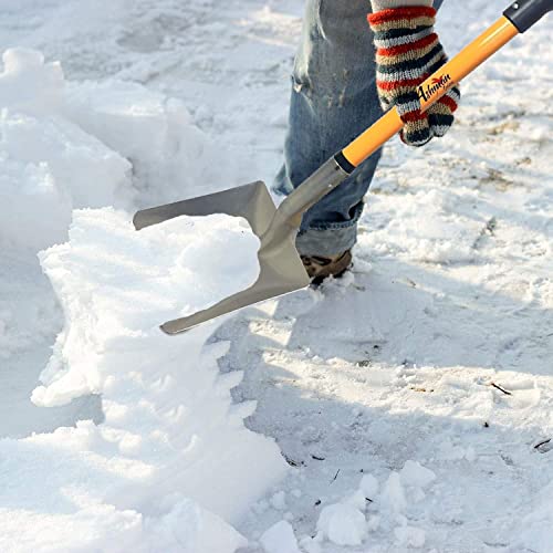 Ashman Snow Shovel with Large Scoop and Heavy Duty Handle (Snow Shovel / 1 Pack)