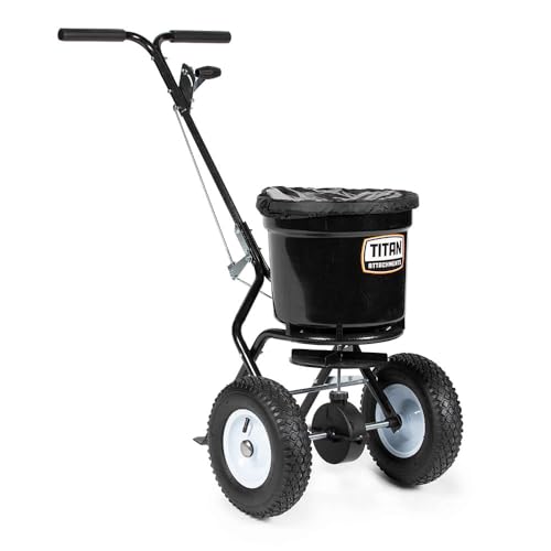 50 lb Professional Fertilizer Push Broadcast Spreader