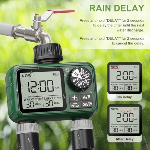 Water Timer for Outdoor Garden Hose