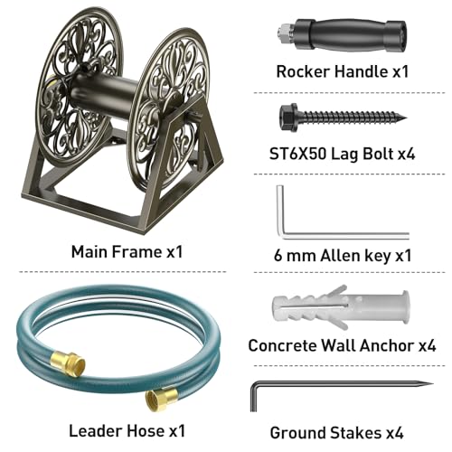 Wall Floor Mount Hose Reel