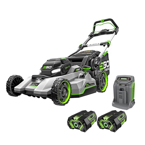 Electric Lawn Mower (21" / w/(2) 4.0Ah Batteries, Select Cut)