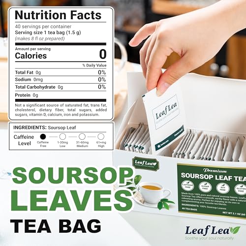 120 Soursop Tea Bags (120 Count)