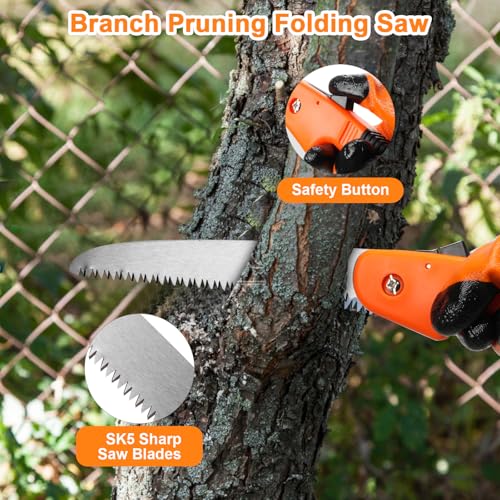 6Pcs Pruning Shears Set with Bypass Pruning Shears (6 Count)