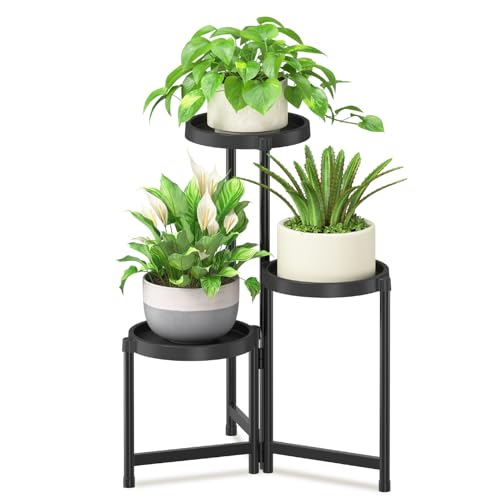 3 Tier Folding Plant Stand Indoor Outdoor