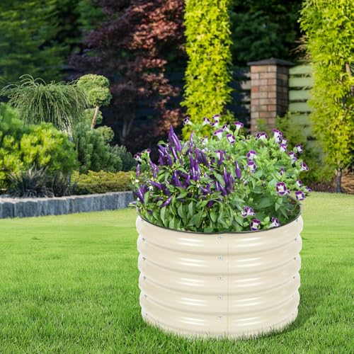 17" Tall 24" Metal Raised Garden Bed