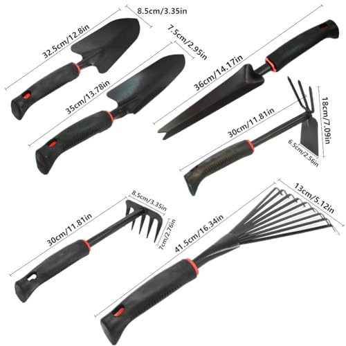 Large Garden Tool Set with Non (6 Count)