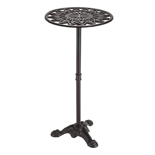 Cast Iron Tall Plant Stand Indoor Single Metal Plant Stand Heavy Duty