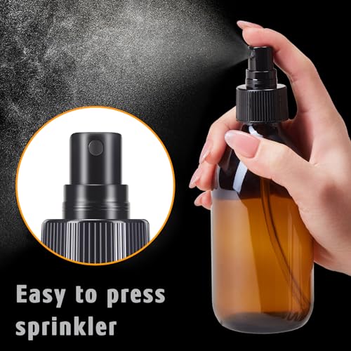 Amber Glass Spray Bottles 8.8 oz (2 Count)