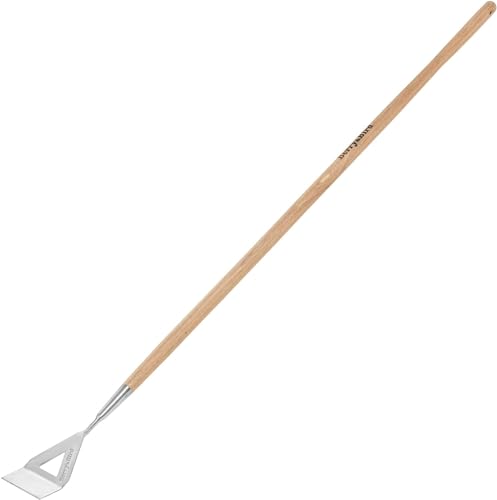 Dutch Hoe Stainless Steel Head with Wooden Handle Weeder