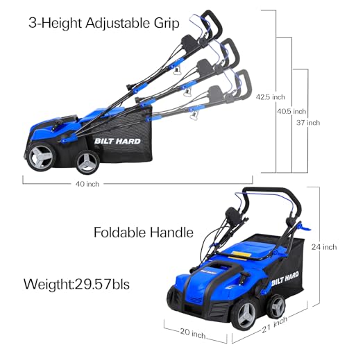 16 Inch Dethatcher Scarifier Electric Powered