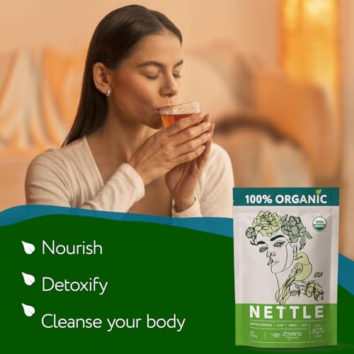 Stinging Nettle Tea Organic Loose Leaf (8 Ounce)
