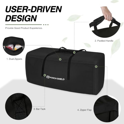 Outdoor Cushion Storage Bag 62" L x 20" W x 28" H