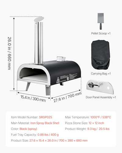Outdoor Pizza Oven (Black)