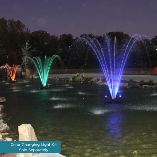 1.5 HP Floating Fountain & Aerator for Ponds and Lakes with 200 ft Cord