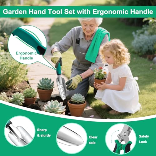 Gardening Tool Set Gifts for Women (12 Count)