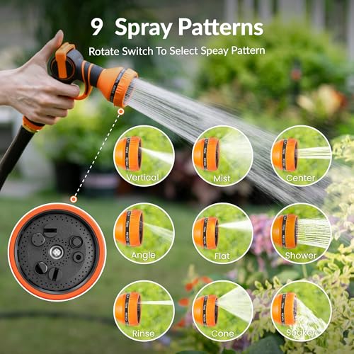 Garden Hose 25FT Lightweight Lay Flat Water Hose