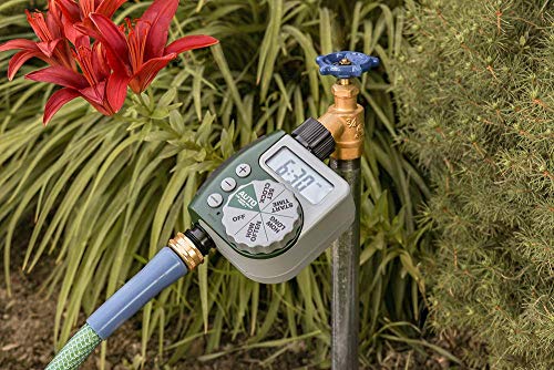 Single Outlet Programmable Hose Faucet Timer. E (1-Valve)