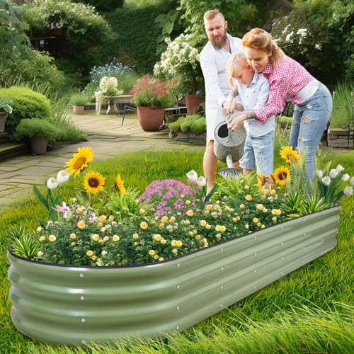Galvanized Raised Garden Bed Outdoor
