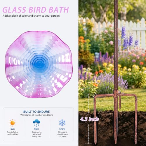 Glass BirdBaths