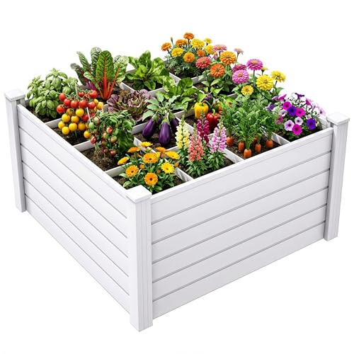 4x4x2 FT Plastic Raised Garden Bed Kit