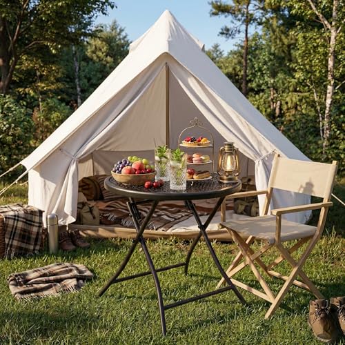 Folding Small Outdoor Side Table (2 Count)