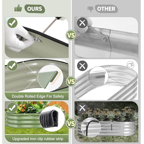 Galvanized Raised Garden Bed Outdoor