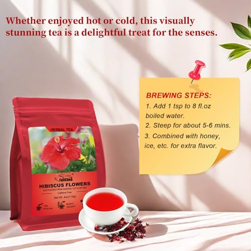 Hibiscus Loose Leaf Tea (4 Ounce)