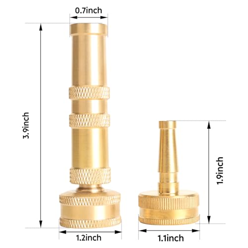 Hose Sprayer Nozzle Sets (Twist Hose Nozzle&Jet Nozzle)