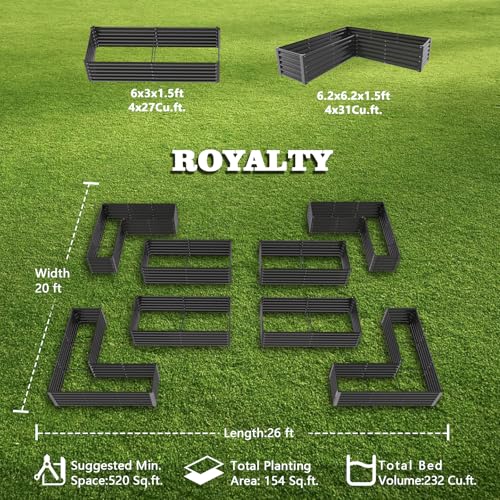 Anleolife 8 Bed L (8 Count)