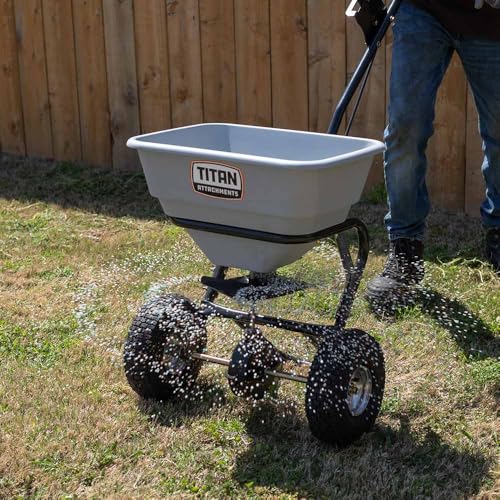 70 LB Professional Fertilizer Push Broadcast Spreader