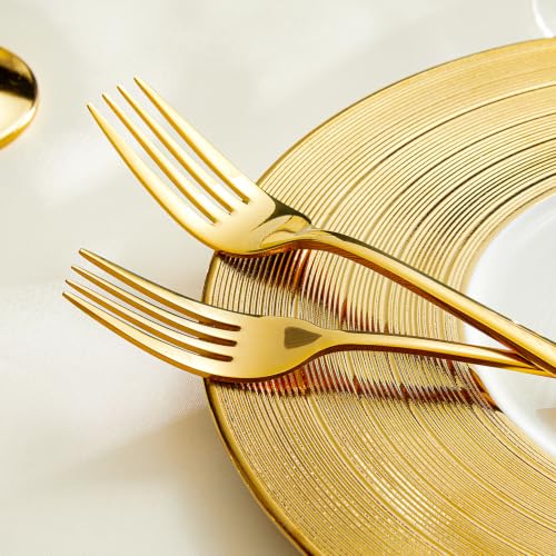 Forks 12 Piece Gold Dinner Forks Set (Gold / 12-Piece)