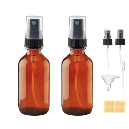 4 oz Amber Glass Spray Bottles (10 Count)