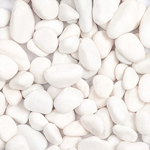 11lbs White Natural River Rocks