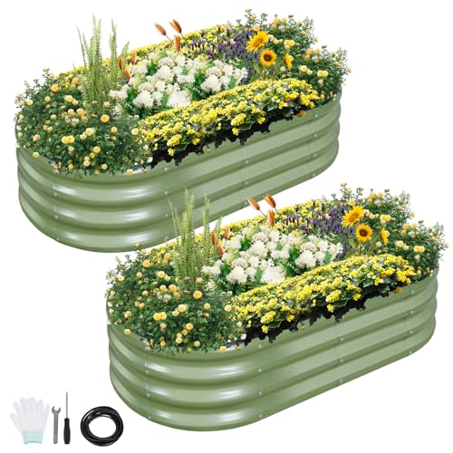 Galvanized Raised Garden Bed (2 Count)