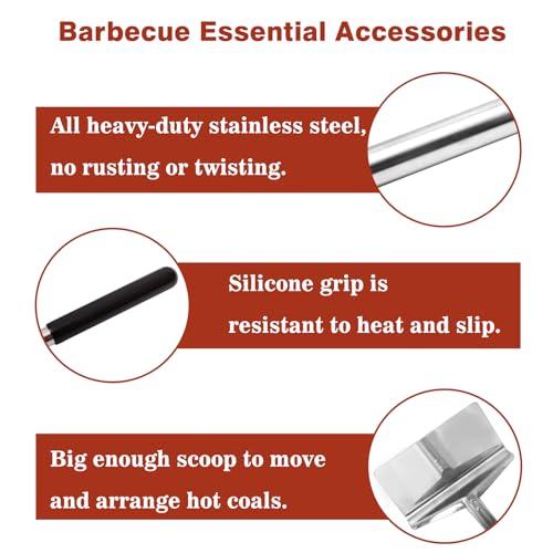 Coal Rake Grill Ash Tool