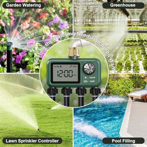 Water Timer for Outdoor Garden Hose