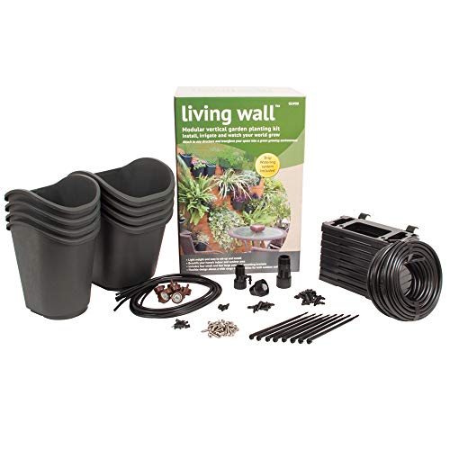 GLW08 Living Wall™ Vertical Garden Kit 8 Pots & Drip Irrigation System