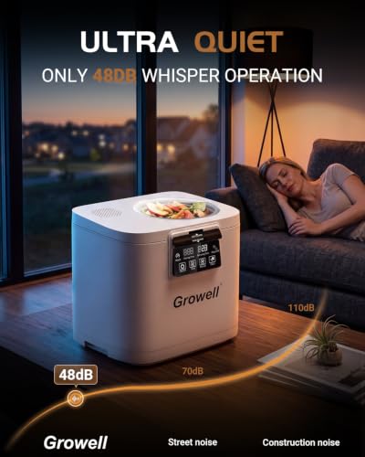 Electric Composter for Kitchen (White)